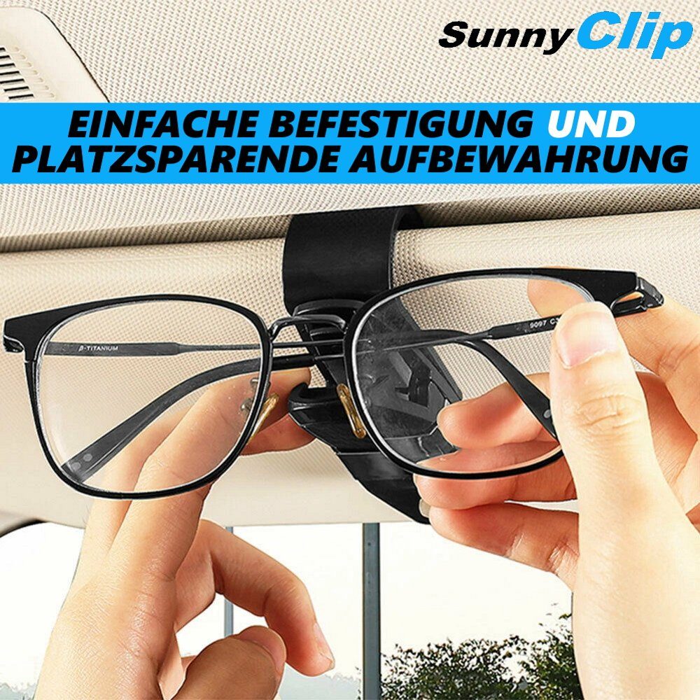 MAVURA Brillenetui SunnyClip Brillenhalter Auto Sonnenbrillen Brillenhalterung, Brillen Halter Kreditkarten Clip [2er Set]