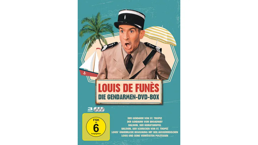 Louis de Funes - Gendarmen Blu-ray Box  [3 DVDs]