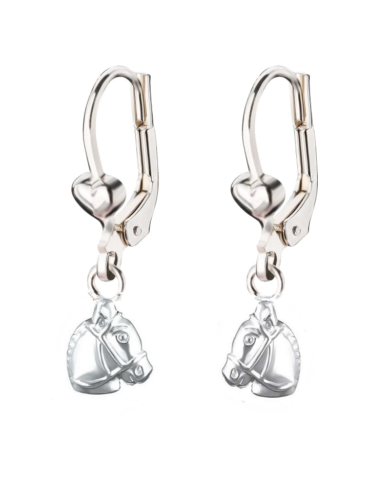 schmuck23 Silber-Ohrringe Pferd 0,7 cm x 0,8 cm günstig kaufen onesize