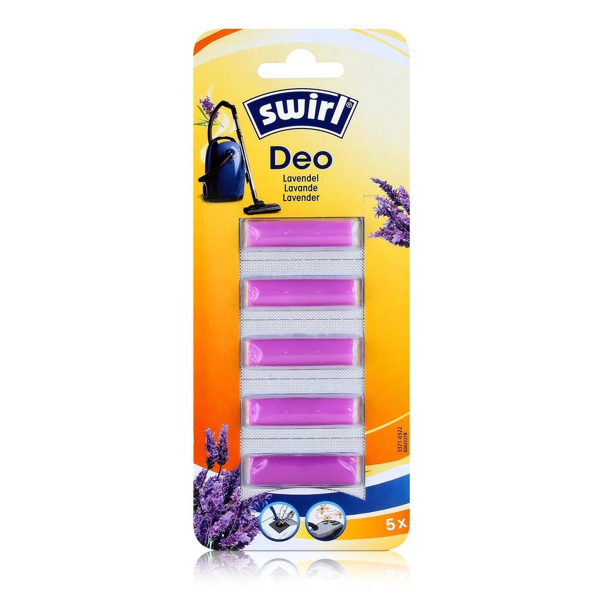Swirl Raumduft Swirl Staubsauger Deo Lavendel 5 Duftsticks - Für Staubsaugerbeutel