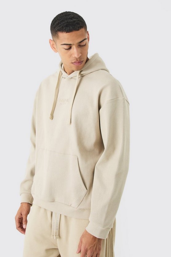 Gerippter Oversize Edition Hoodie