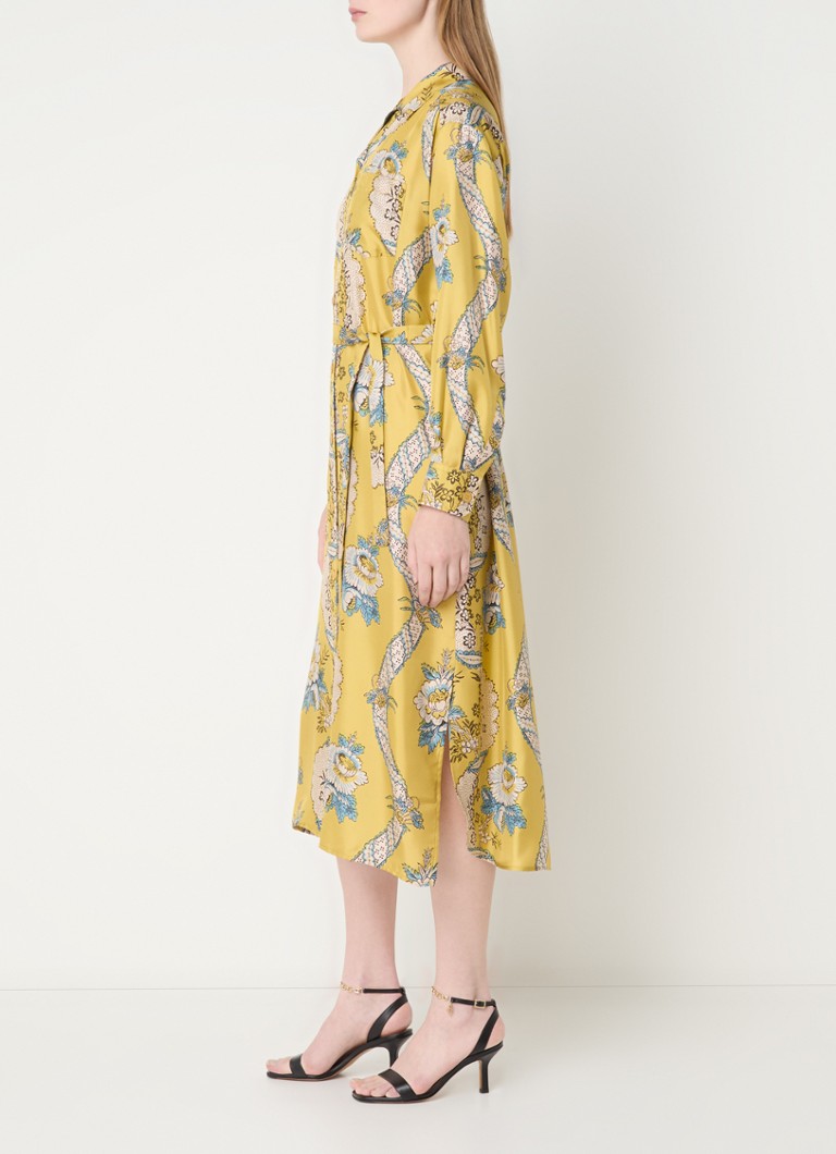 Μεταξωτό μίντι φόρεμα με φλοράλ τύπωμα από MaxMara Gaia