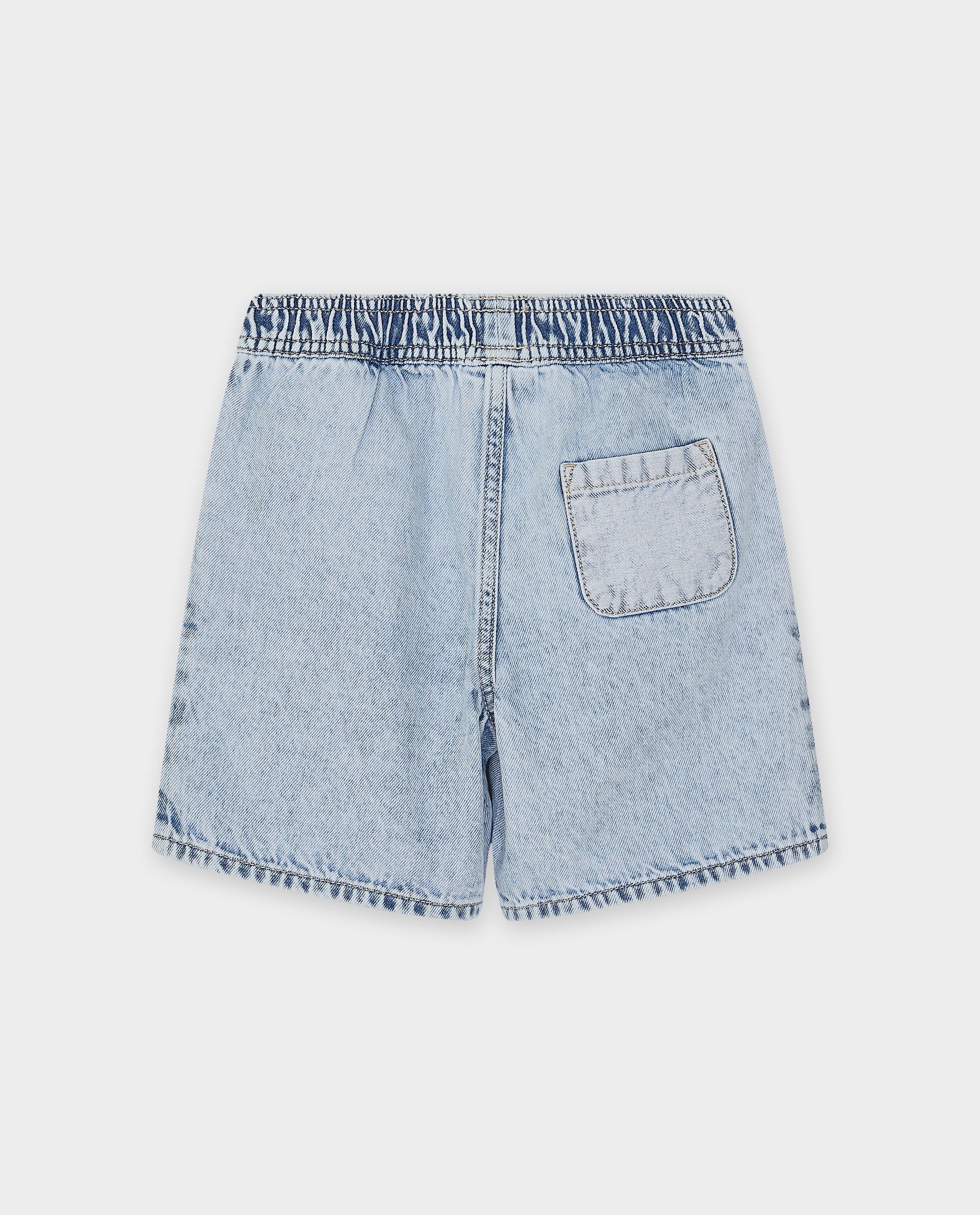 Pantaloni scurți din denim albastru unisex Nanja Massy, 3-8 ani, albastru deschis