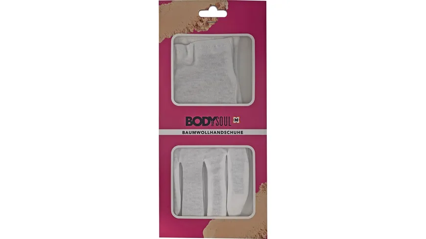 BODY&SOUL TOOLS Baumwollhandschuh, Weiß