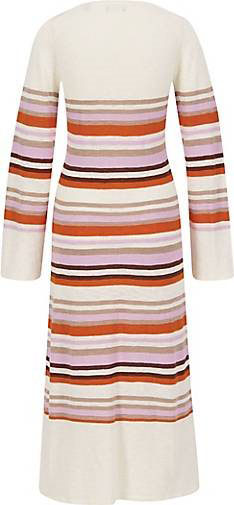 GANT Damen Strickkleid MULTI STRIPE C-NECK DRESS