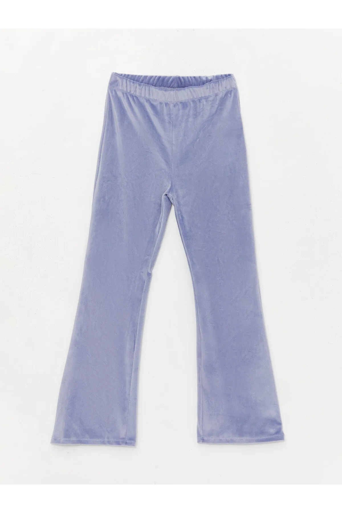 LC Waikiki  Basic-Sweatshirt und Strumpfhose aus Samt mit Polo-Ausschnitt und langen Ärmeln für Mädchen