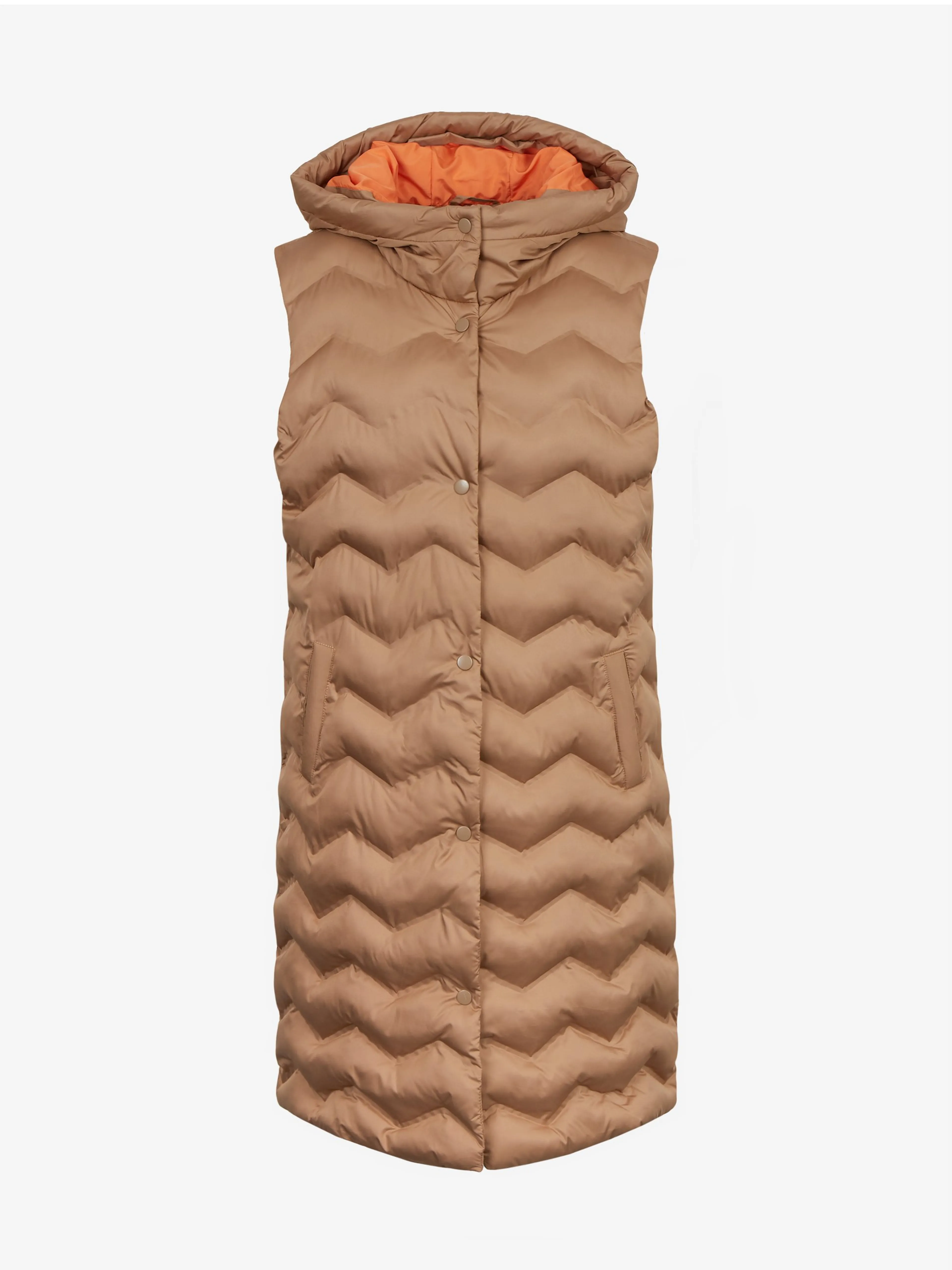 Braune Damen-Steppweste ORSAY
