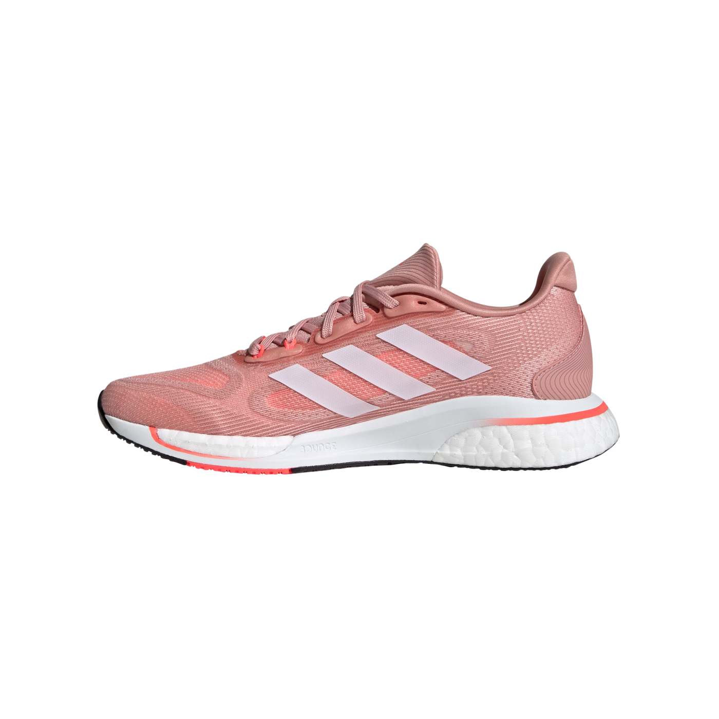 adidas Supernova+ Running Damen Rosa Weiss