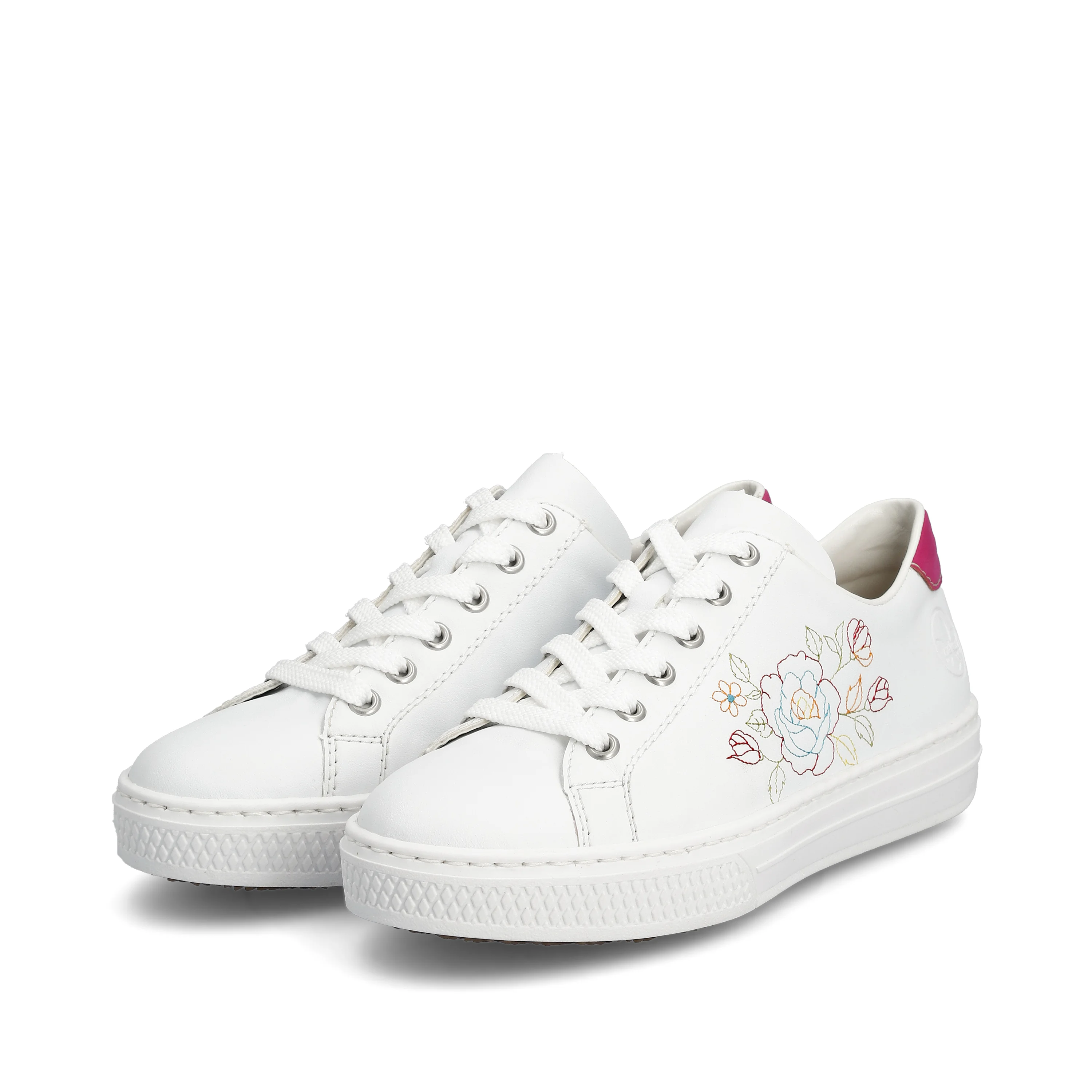 Rieker Damen Sneaker Low kristallweiss