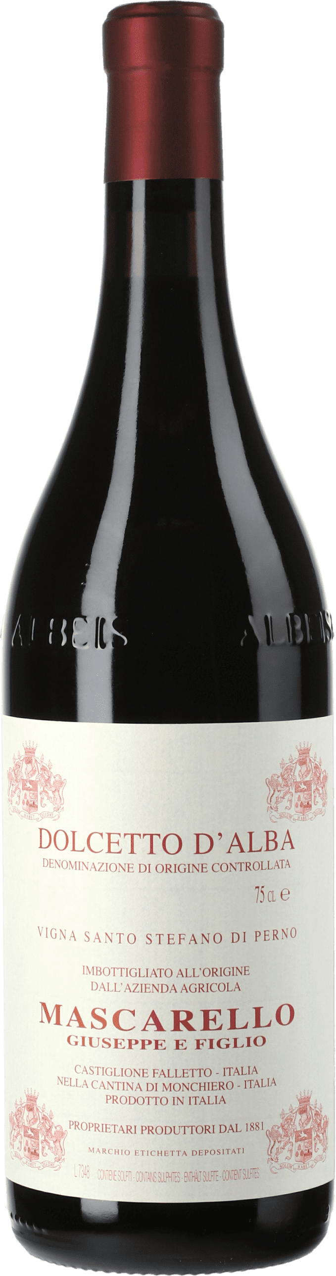Giuseppe Mascarello: Dolcetto d'Alba Santo Stefano di Perno 2020