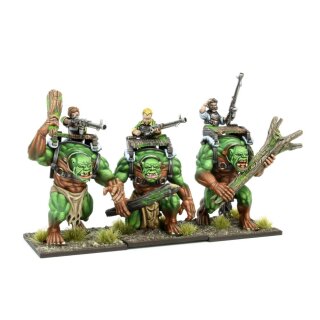 Kings of War: Halfling Forest Troll Gunners Regiment (EN)