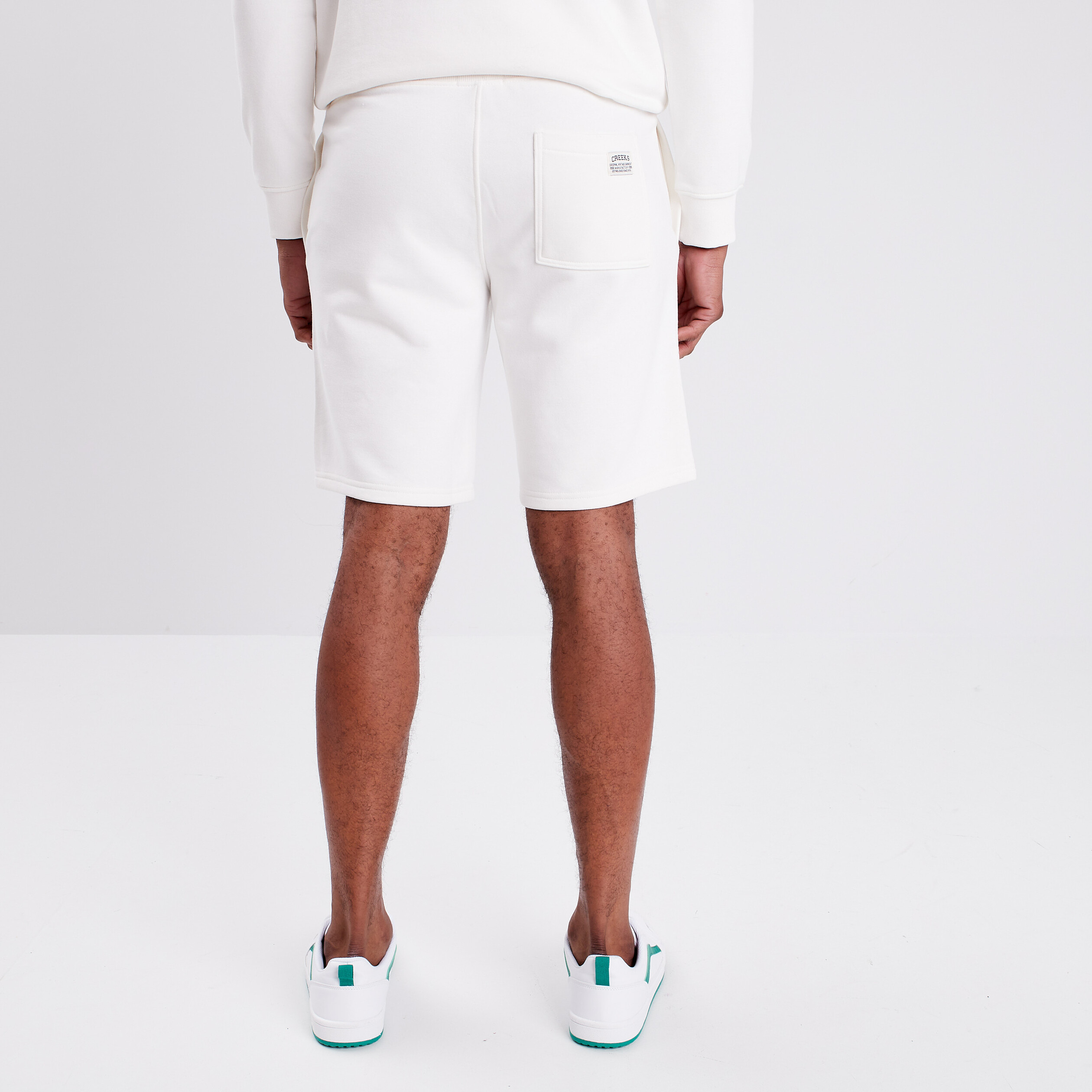 Jogging-Short droit Creeks ivoire homme | La Halle