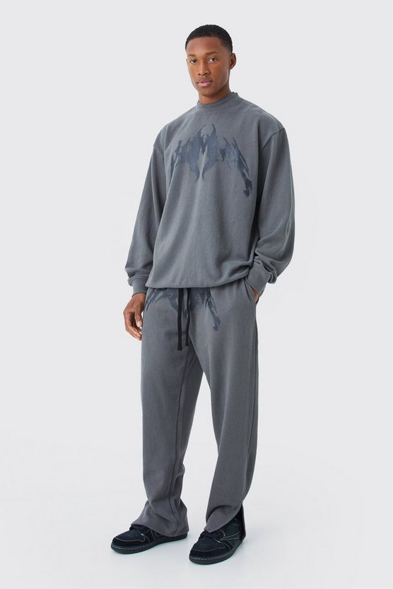 Oversize Sweatshirt-Trainingsanzug