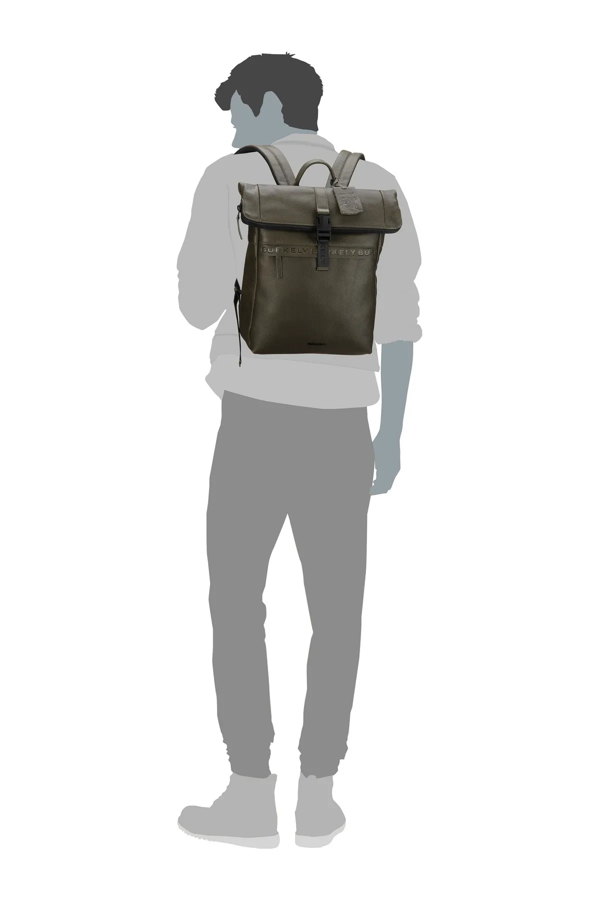 Burkely  Rolltop-Rucksack Minimal Mason 1000805