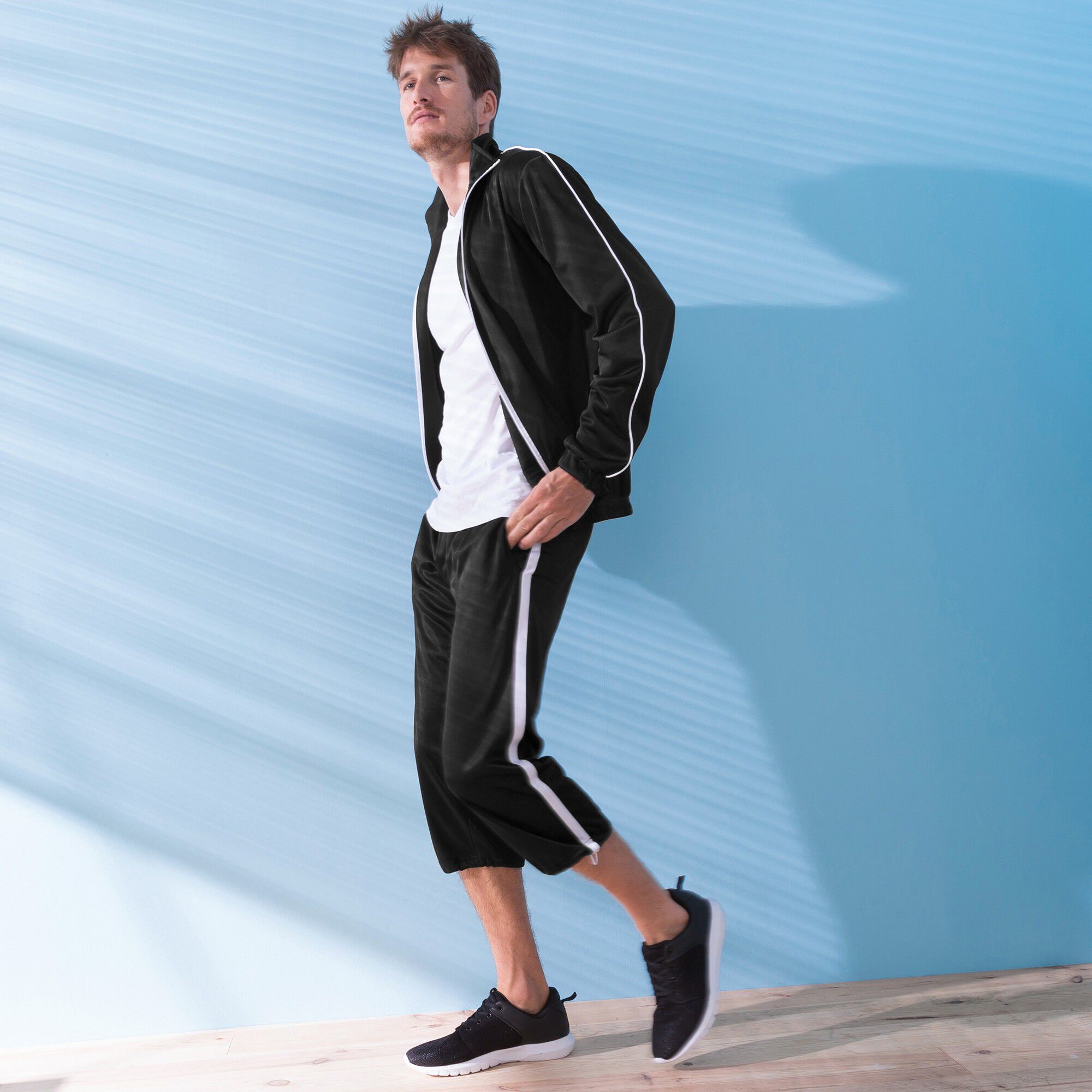 Veste sport microfibre zippée