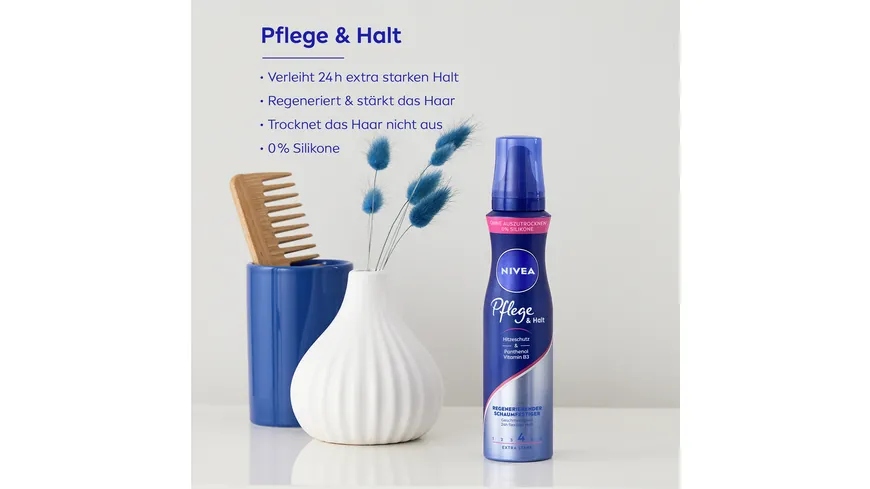 NIVEA Pflege & Halt Schaumfestiger Extra Stark 150 ml