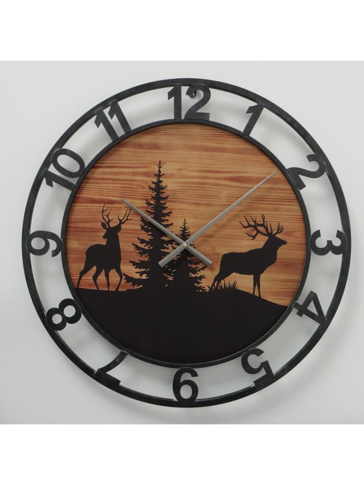 Boltze Wanduhr in schwarz günstig kaufen onesize