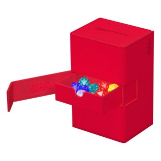 Ultimate Guard Twin Flip`n`Tray 160+ XenoSkin Monocolor - Rot