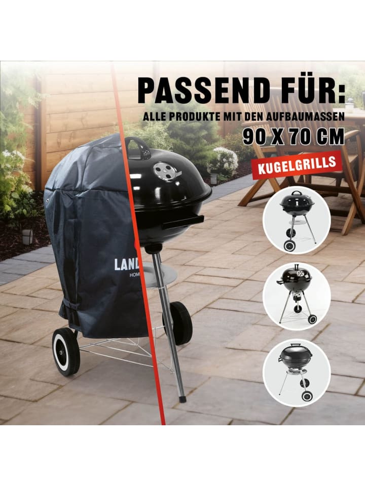 Landmann Wetterschutzhaube Premium - 90x70x70cm - schwarz günstig kaufen onesize
