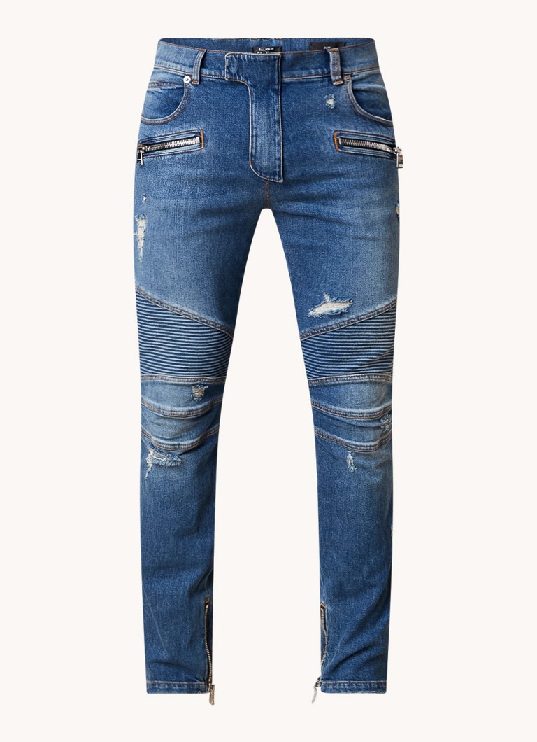 Balmain slim fit jeans med medium vask