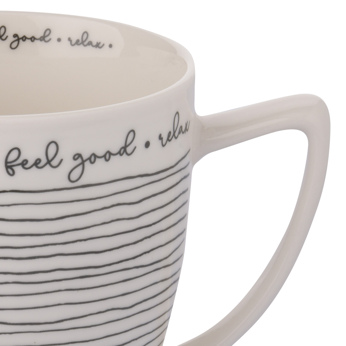Tasse mit Schriftzug