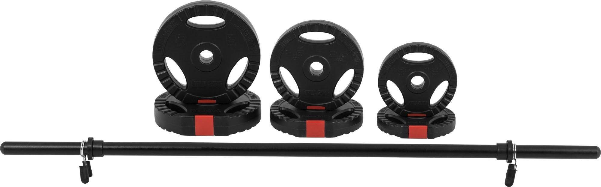 GORILLA SPORTS Hantel-Set Langhantelset Aerobic Kunststoff 20 kg