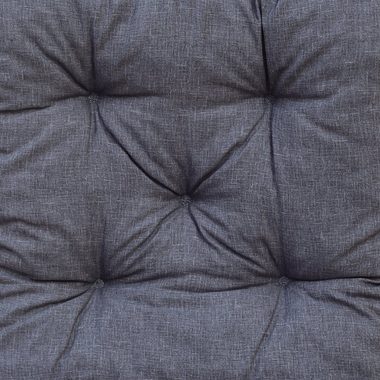 Home Feeling Liegenauflage Deckchair Sitzkissen Sitzpolster für Liege, 195x49 cm hellgrau