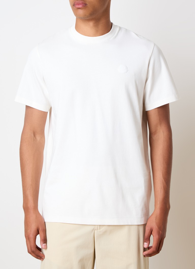 Moncler  T-shirt met logo- en backprint