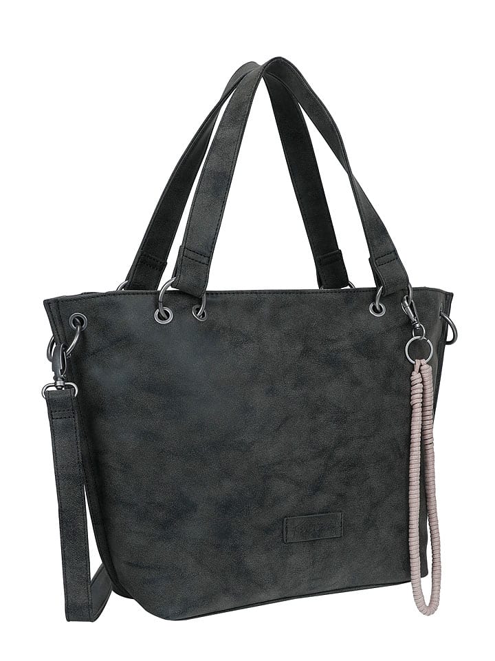 Fritzi aus Preußen Schultertasche in Schwarz - (B)12 x (H)31 x (T)40 cm günstig kaufen onesize