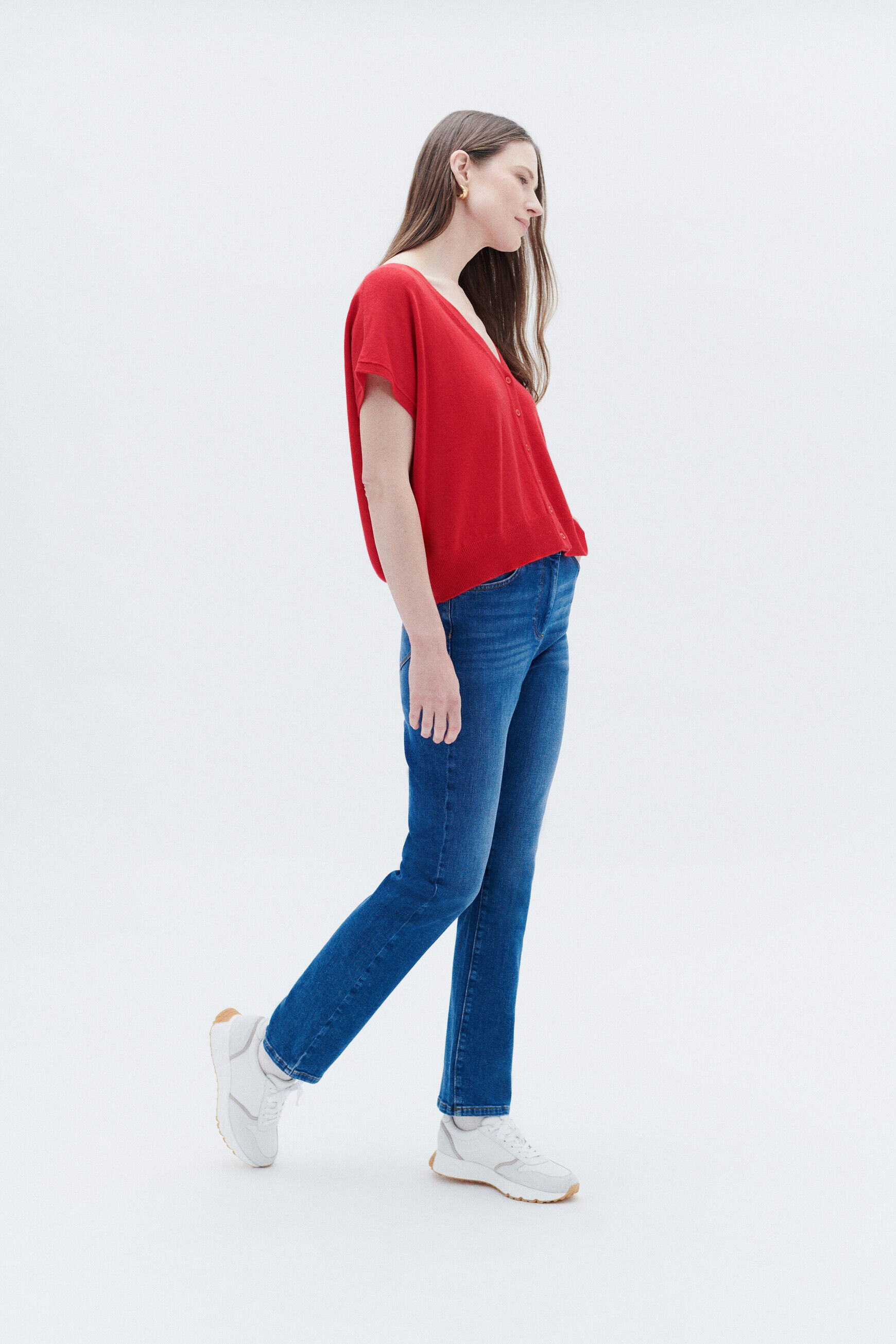 Pantalon pdarwin denim stone femme