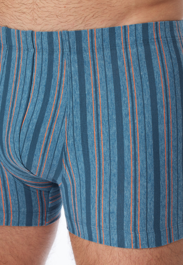 Shorts blau-meliert gestreift - 95/5