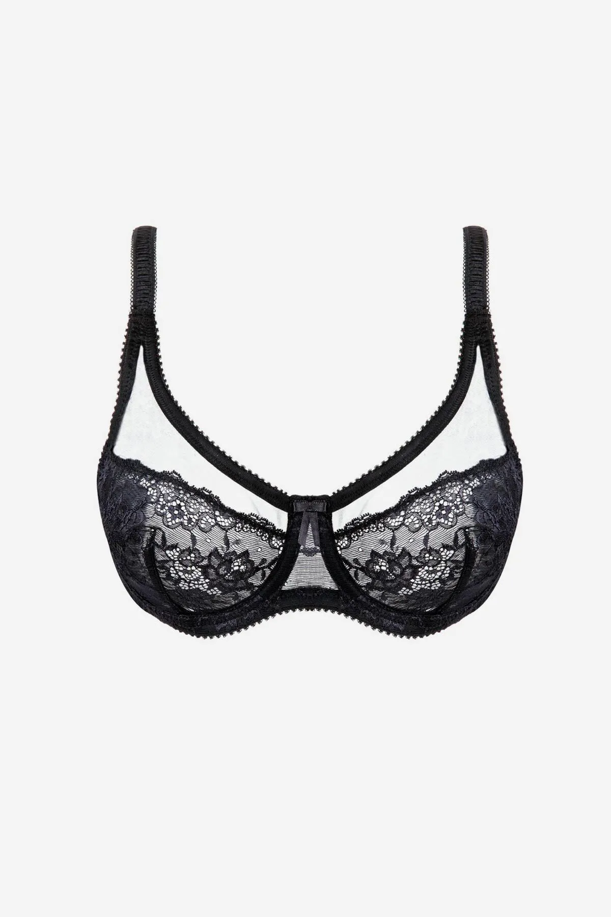 AYYILDIZ  3647 Schwarzer stärkender BH