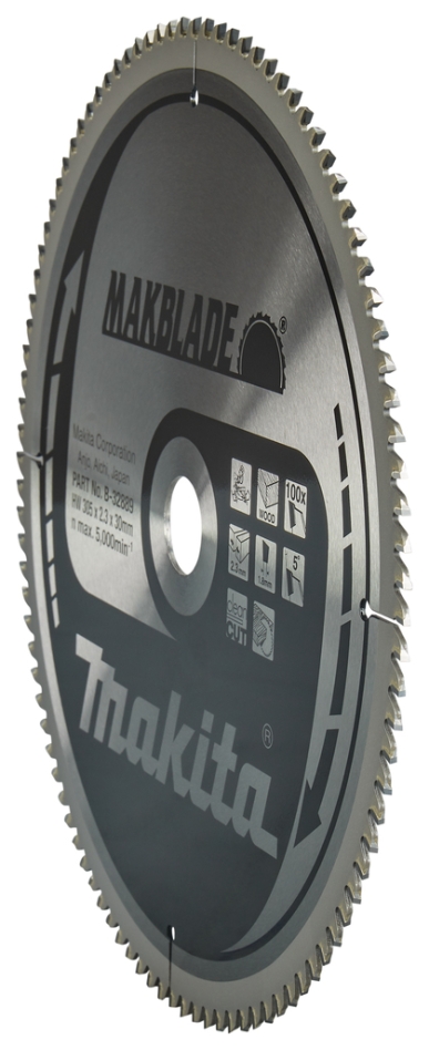 Makita Tillbehör B-32889 HM Sågblad Trä 305 x 30 x 100T