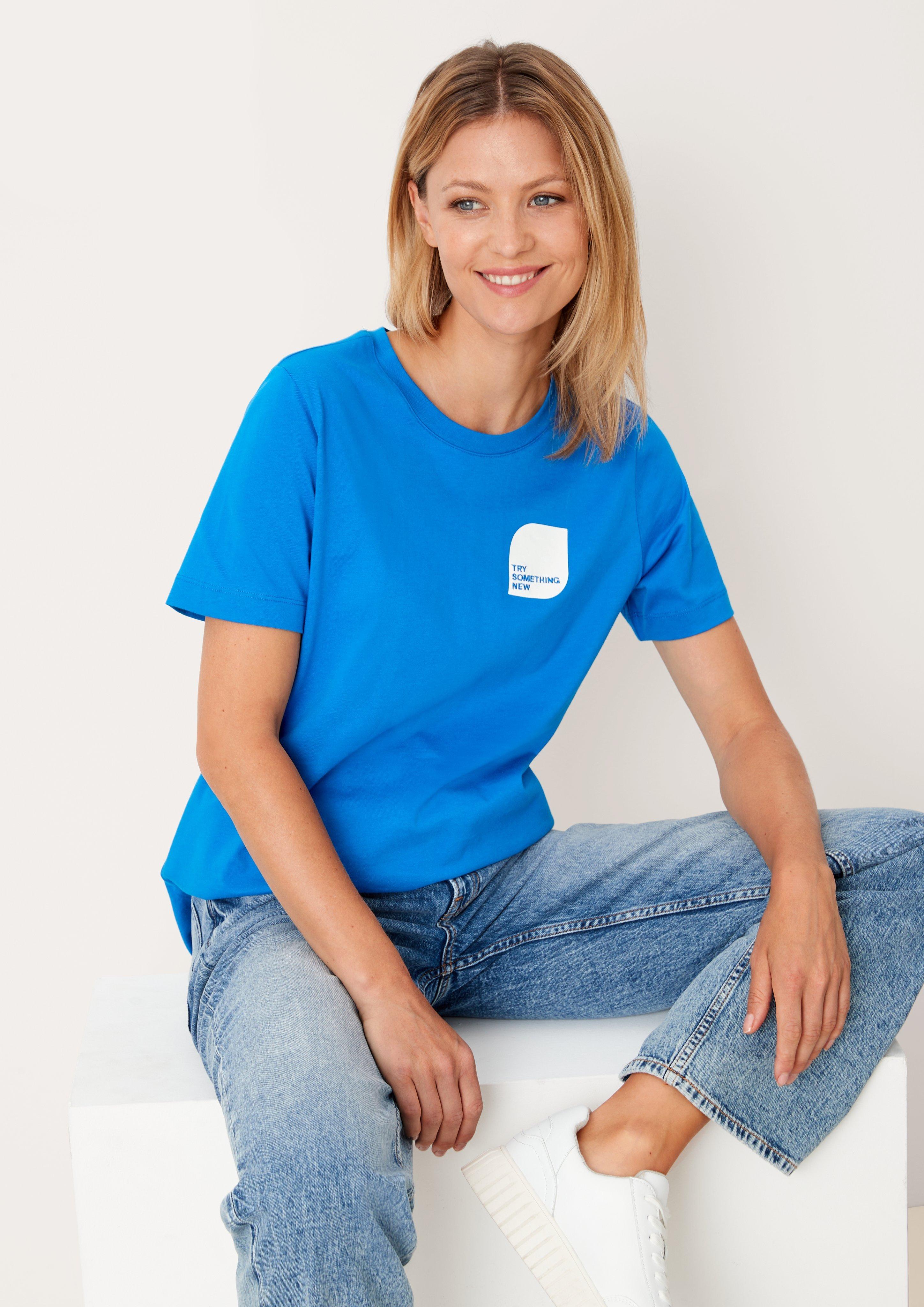 Lockeres Jerseyshirt mit Print  2125238-55D1