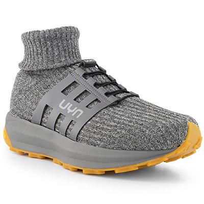 UYN, Sneaker, Merinowolle vibram®, grau meliert