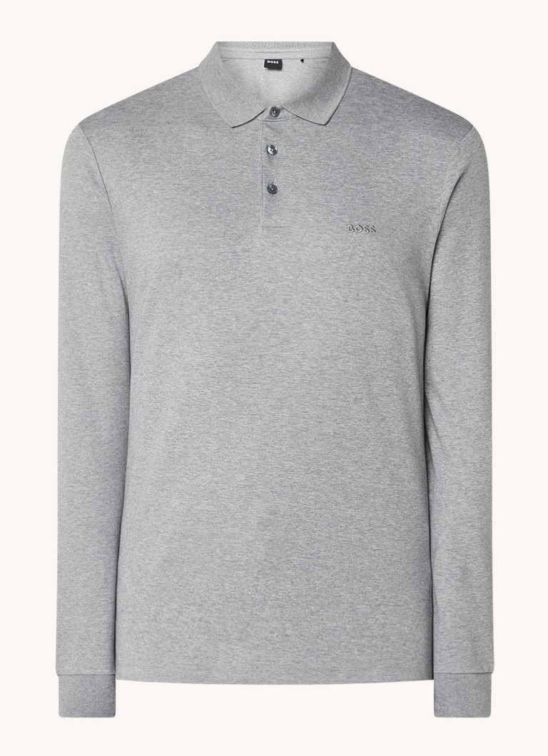 Tricou polo HUGO BOSS Pado cu croială clasică, logo și inserții elastice.