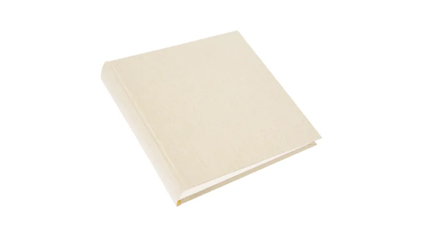 goldbuch Fotoalbum aus recyceltem Ozean-Plastik in beige, 24x25 cm mit 60 weißen Seiten beige