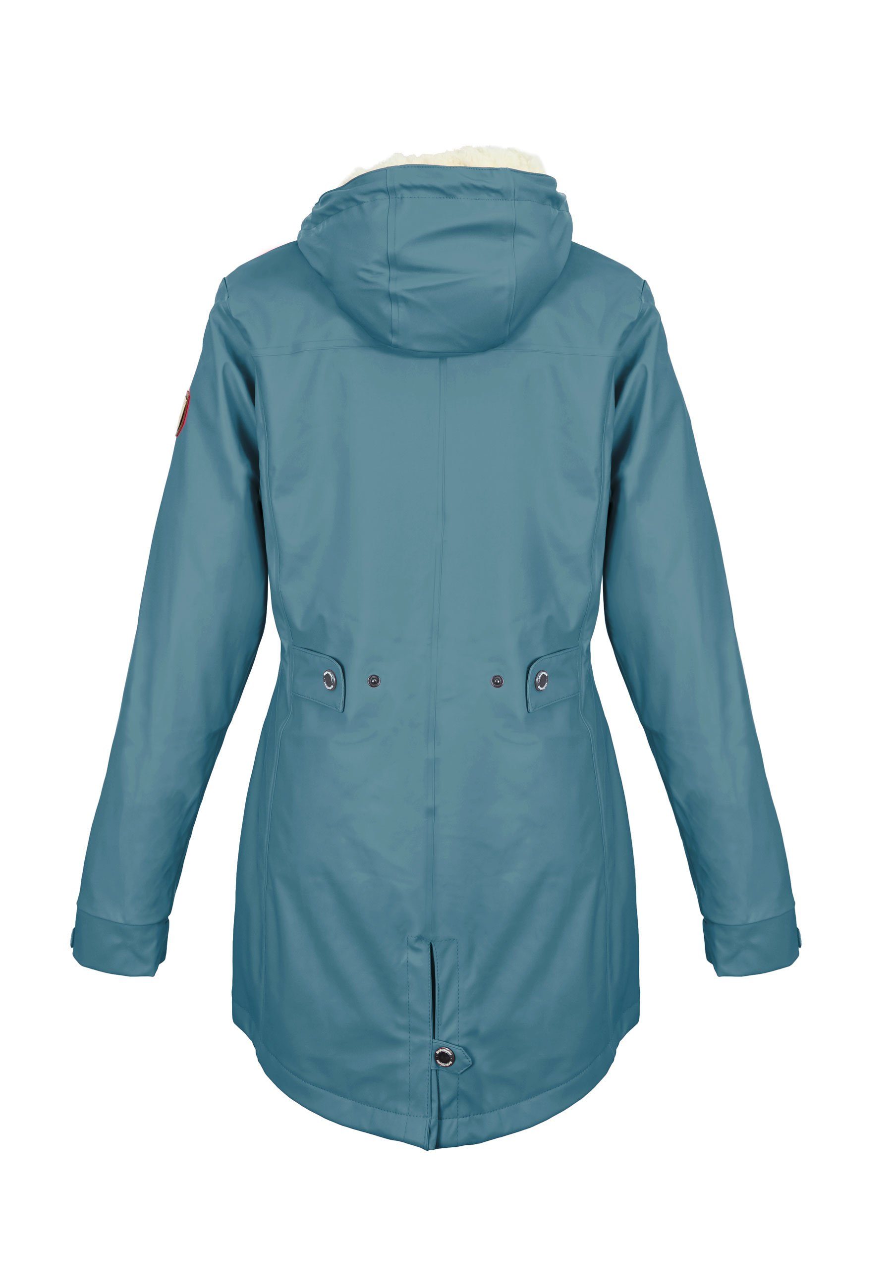 Regenliebe Winterjacke Friesennerz Regenparka mit Teddyfleece gefüttert