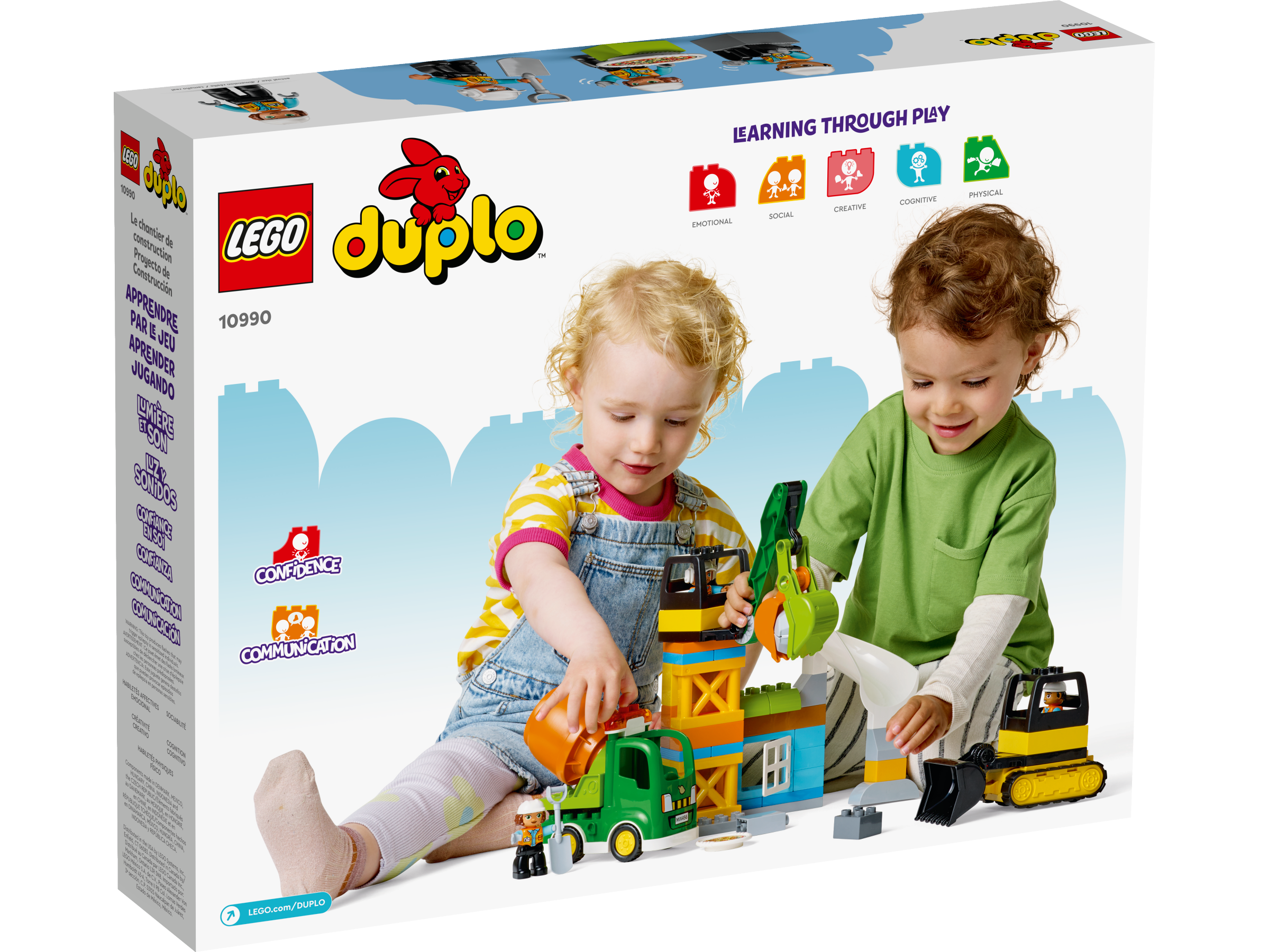 Baustelle mit Baufahrzeugen 10990