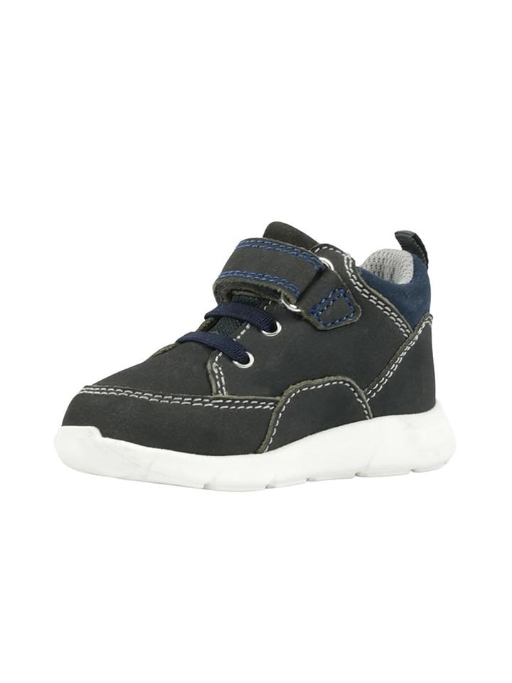 Richter Shoes Leder-Sneakers in Khaki günstig kaufen