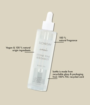 SLOWDAY Awake Stone Pine & Bergamot Körperöl-100 ml