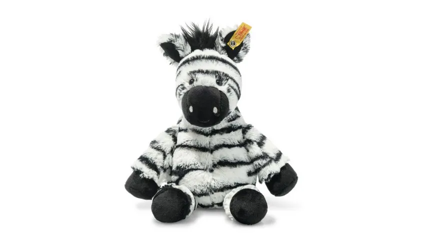 Steiff - 069109 Soft Cuddly Friends Zora Zebra, 30 cm