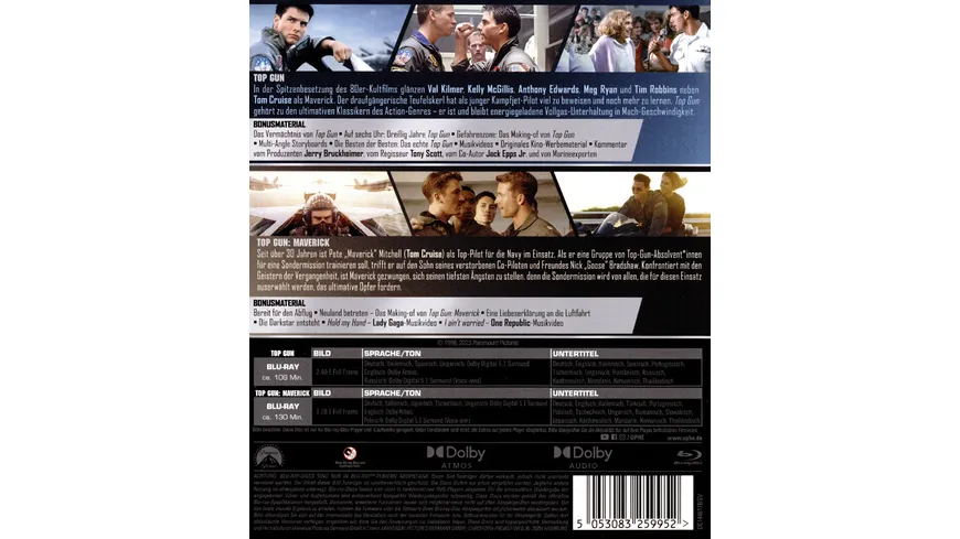 Top Gun 2-Movie-Collection  [2 BRs]