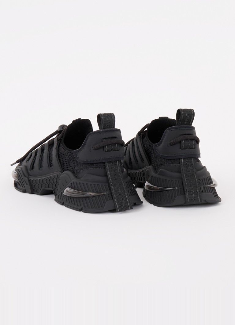 Dolce & Gabbana Airmaster sneaker with knitted upper and calfskin details