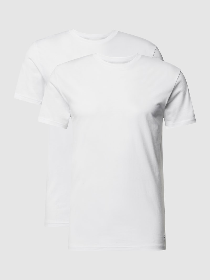 T-Shirt aus Baumwolle im 2er-Pack in weiß