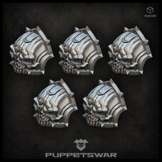 H.I. Skull shoulder pads (5)