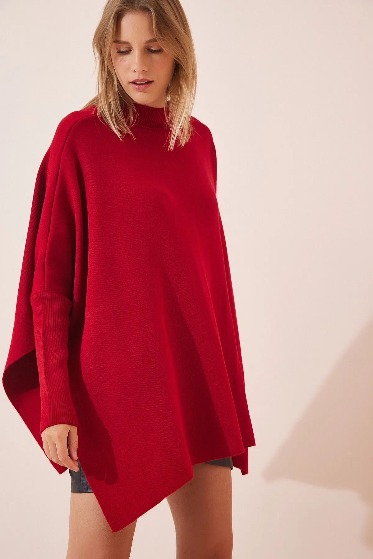 Happiness İstanbul  Pullover - Rot - Oversized