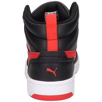 PUMA Rebound V6 Mid Jr Sneaker in schwarz