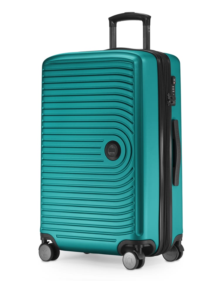 Hauptstadtkoffer Mitte - Mittelgroßer Hartschalenkoffer Koffer TSA, 68cm 88 L in Türkis günstig kaufen M