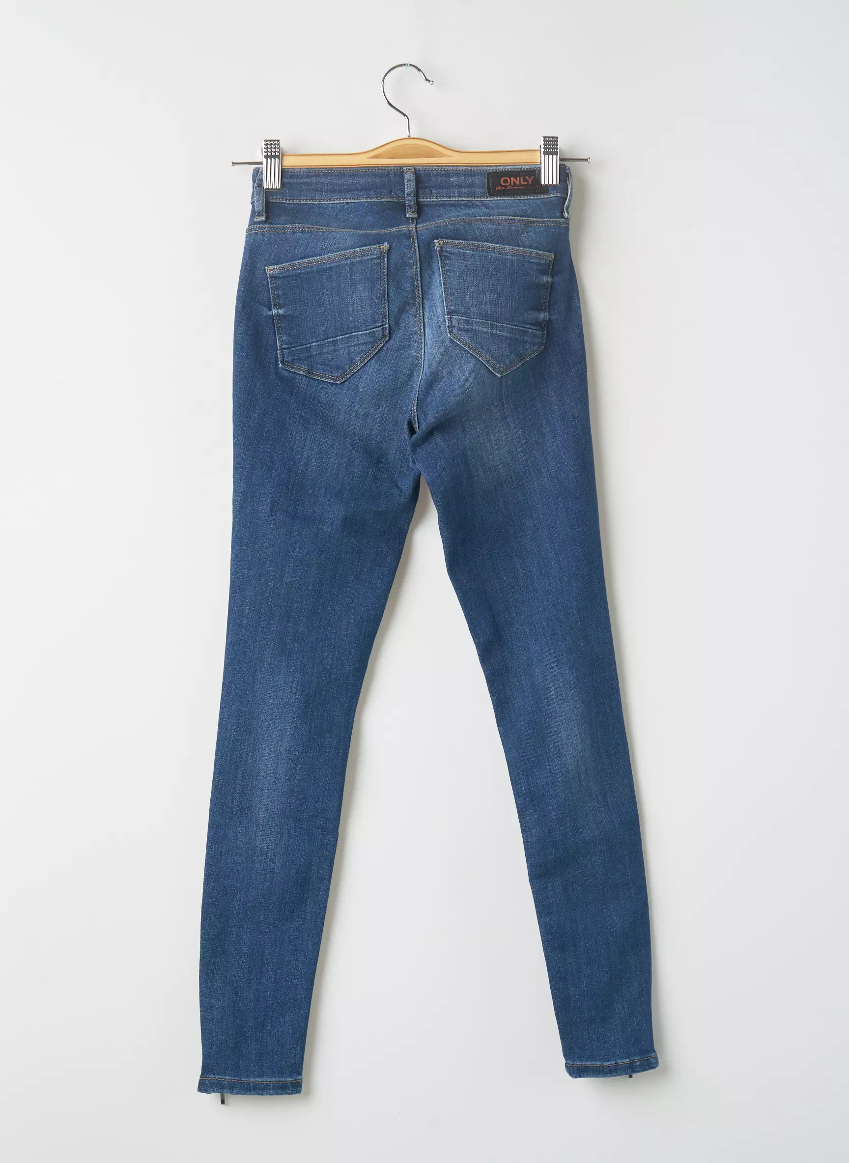 Only Jeans Skinny Femme couleur bleu